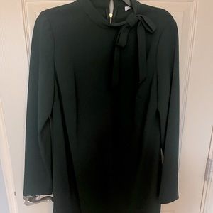 Calvin Klein green dress with bow detail.  Size 12.